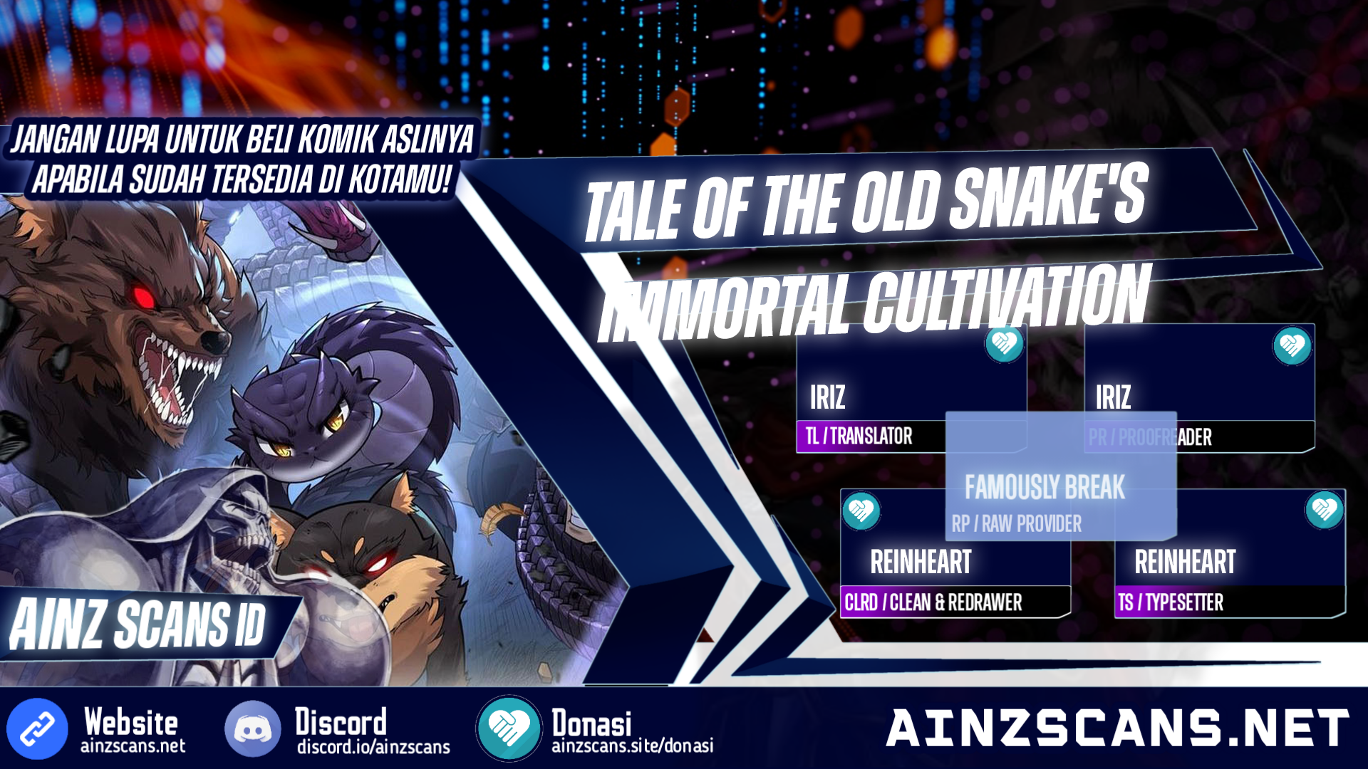 Serpent Ancestor (Snake Immortal: The Tale of a Snake’s Cultivation to Immortality) Chapter 23 Gambar 1