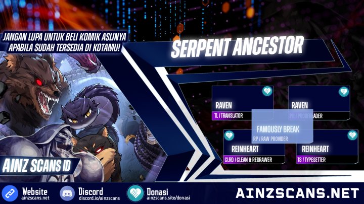 Serpent Ancestor (Snake Immortal: The Tale of a Snake’s Cultivation to Immortality) Chapter 31 Gambar 1