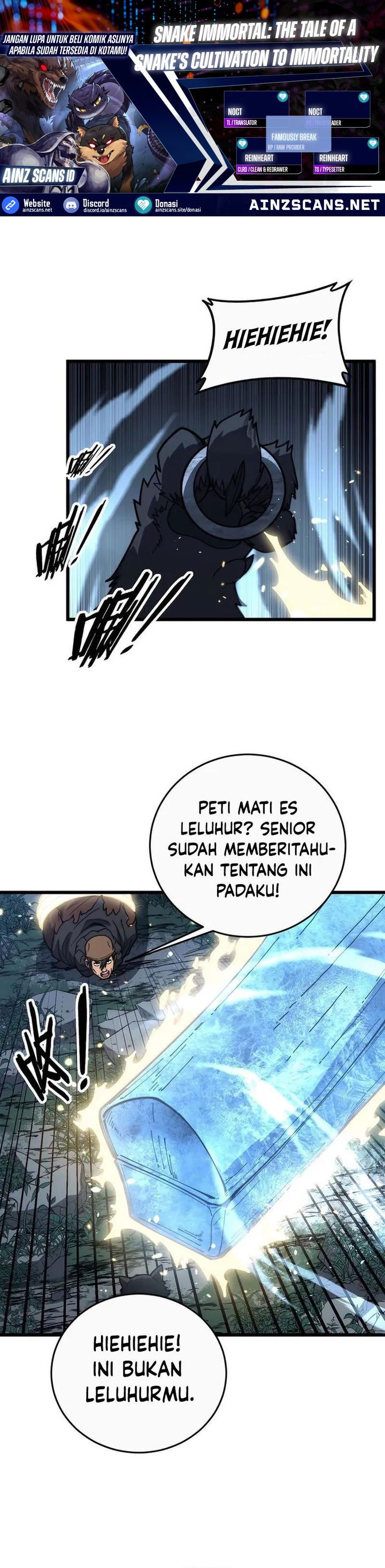 Serpent Ancestor (Snake Immortal: The Tale of a Snake’s Cultivation to Immortality) Chapter 44 Gambar 1