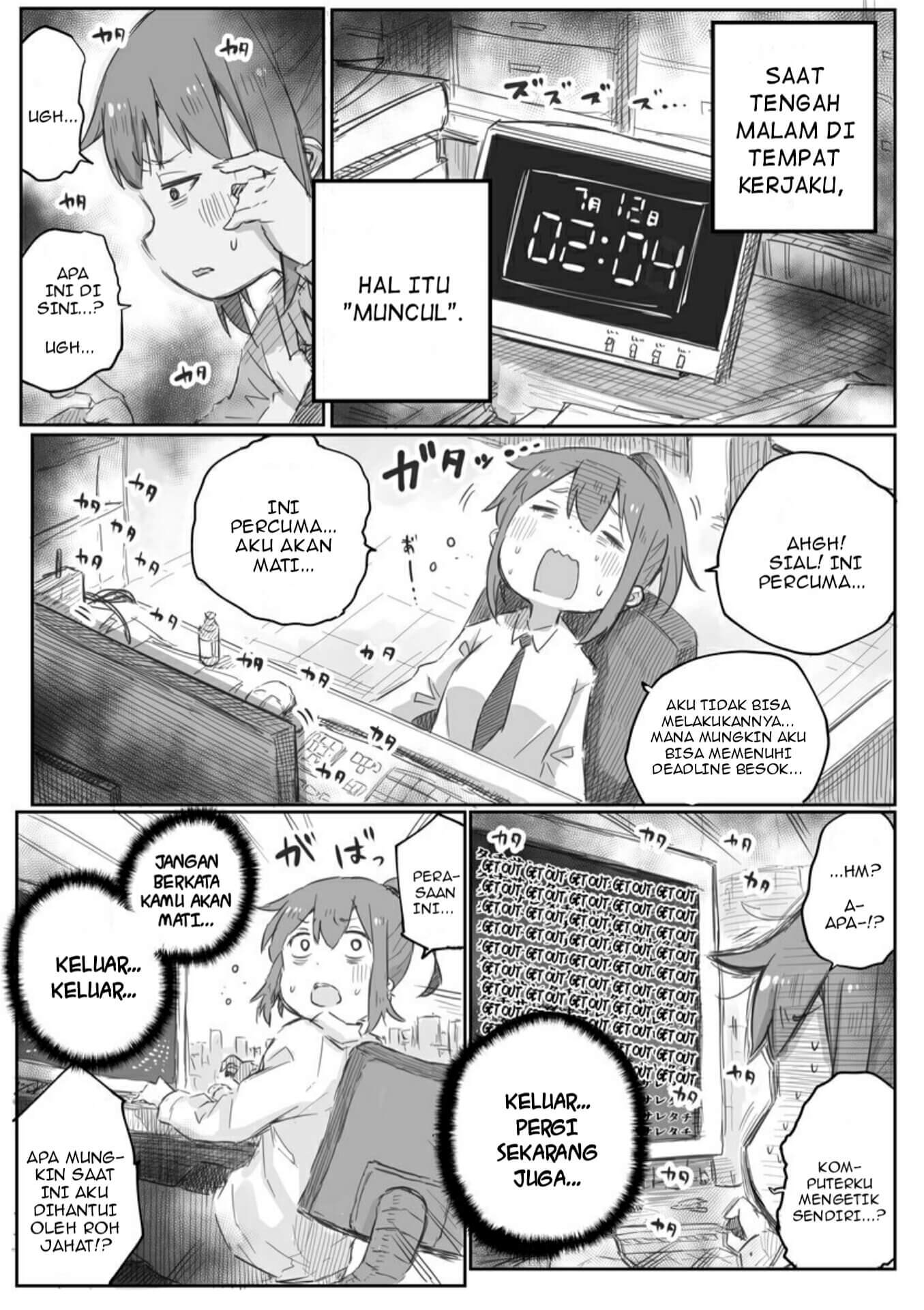 Shachiku-san wa Youjo Yuurei ni Iyasaretai Chapter 02 Gambar 2