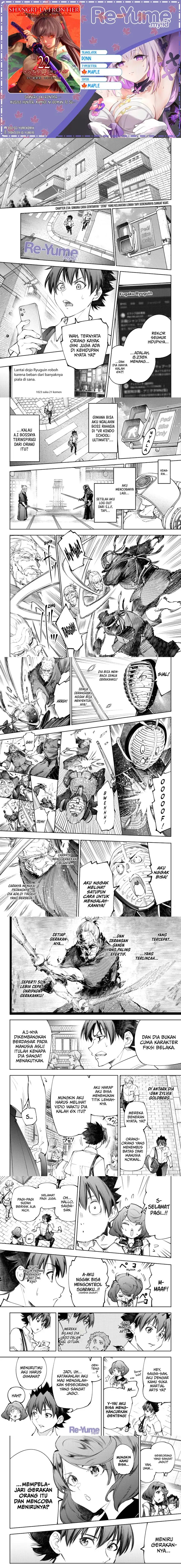 Shangri-La Frontier ~ Kusoge Hunter, Kamige ni Idoman to su~ Chapter 234 Gambar 1