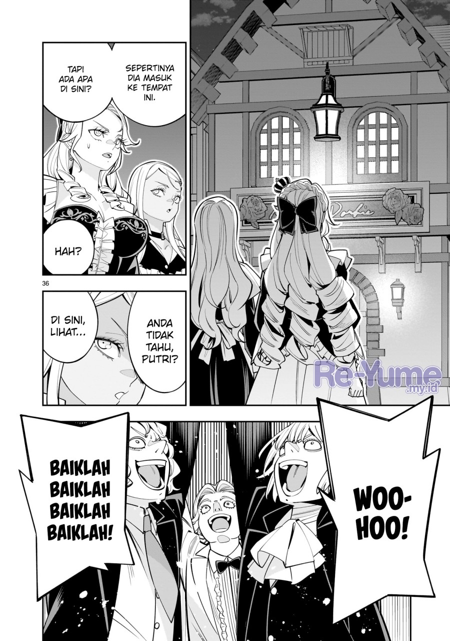 Shi ni Modori Oujo wa Ikinobiru Tameni Yuri Harem wo Tsukuru Koto ni Shita Chapter 03 Gambar 36