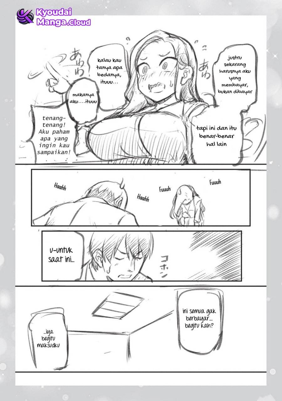 Shigoto Kaeri, Dokushin no Bijin Doushi ni Tanomarete Chapter 04.5 Gambar 5