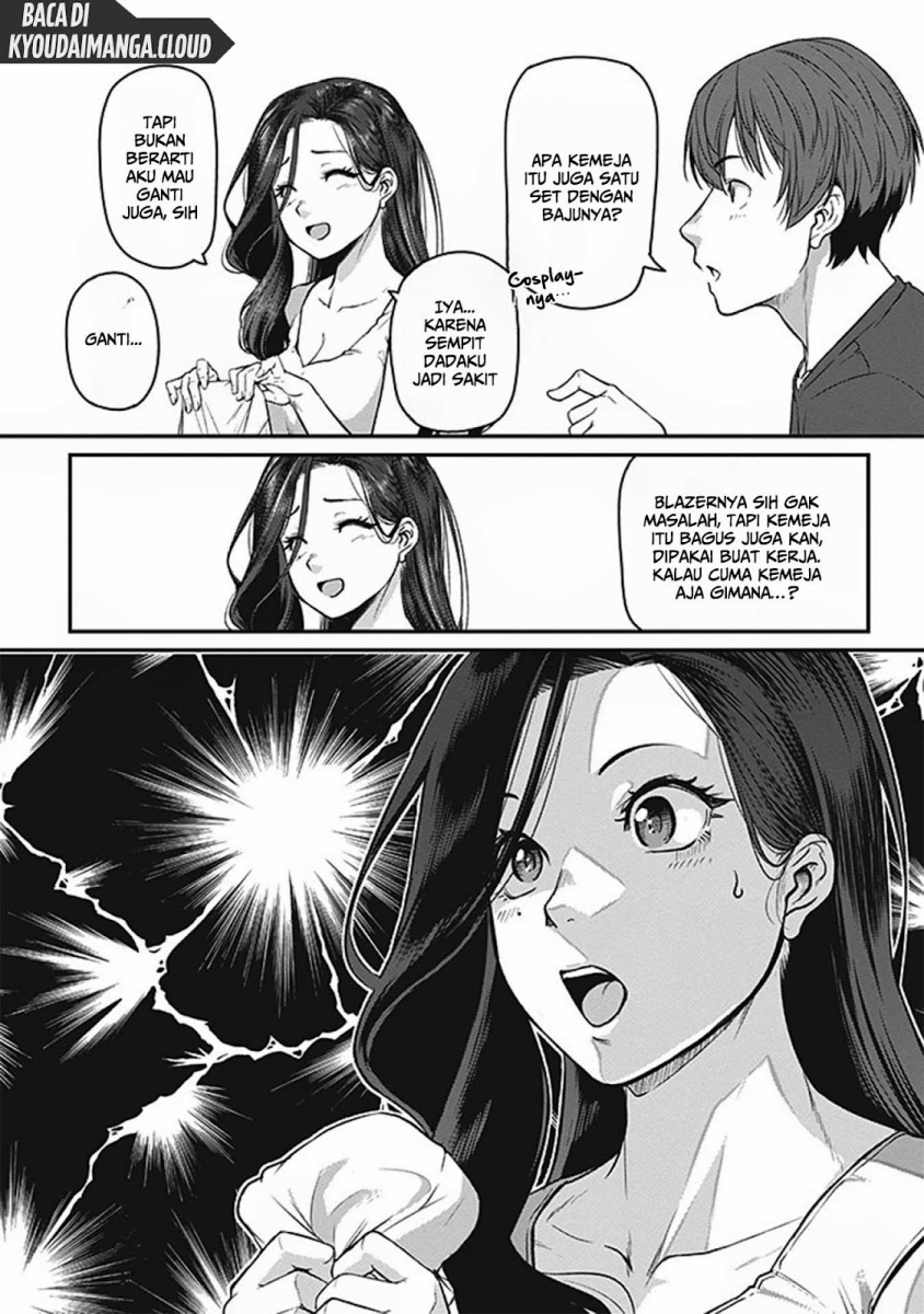 Shigoto Kaeri, Dokushin no Bijin Doushi ni Tanomarete Chapter 14 Gambar 2