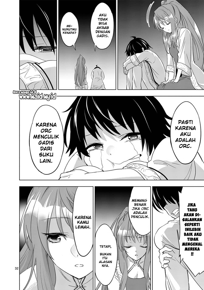 Shijou Saikyou Orc-san no Tanoshii Tanetsuke Harem Zukuri Chapter 01 Gambar 34