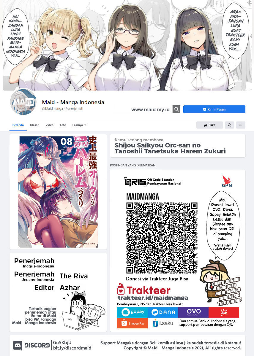 Shijou Saikyou Orc-san no Tanoshii Tanetsuke Harem Zukuri Chapter 82.1 Gambar 2