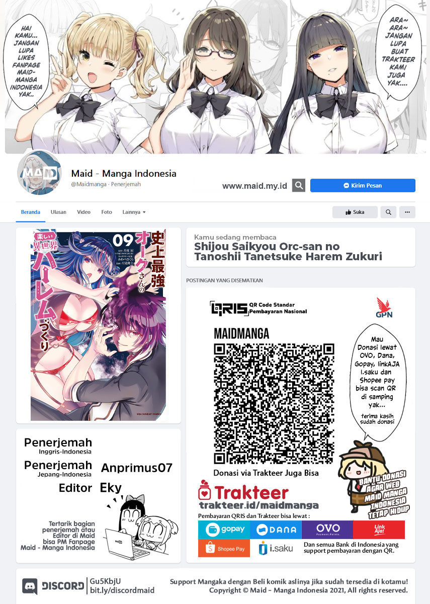 Shijou Saikyou Orc-san no Tanoshii Tanetsuke Harem Zukuri Chapter 98 Gambar 2