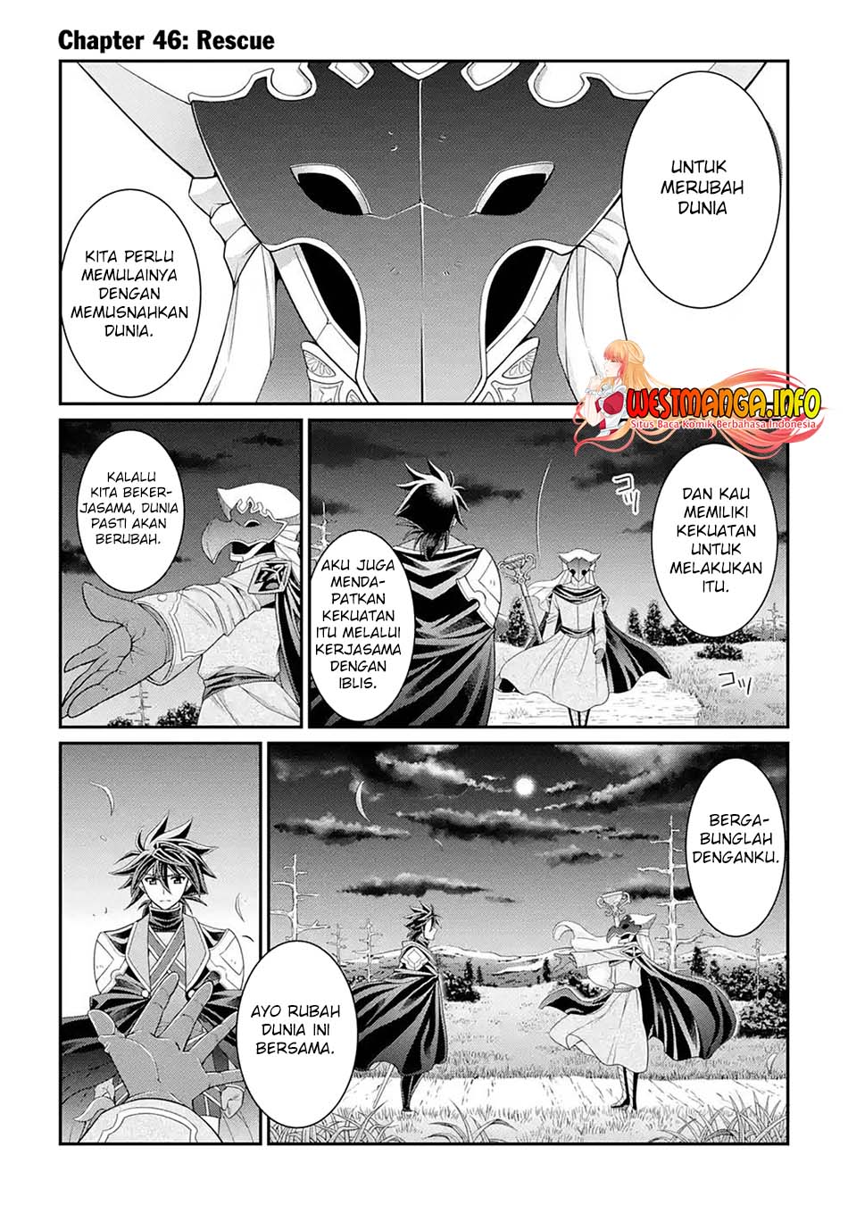 Shikkoku Tsukai no Saikyo Yusha Nakama Zen’in ni Uragira Retanode Saikyo no Mamono Chapter 46 Gambar 4