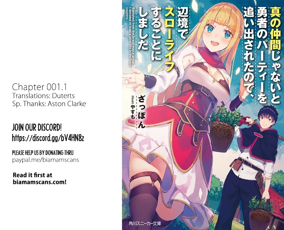 Shin no Nakama janai to Yuusha no Party wo Oidasareta node Henkyou de Slow Life suru Koto ni shimashit Chapter 01.1 Gambar 15