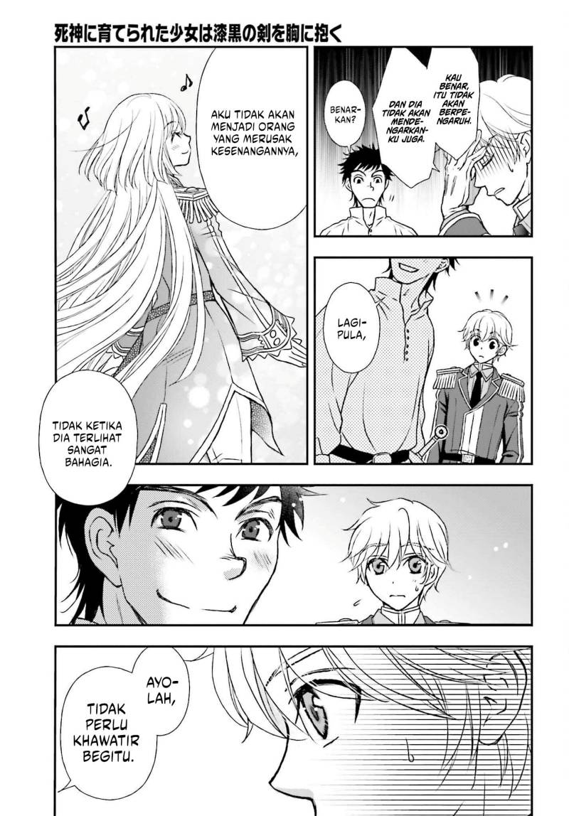 Shinigami ni Sodaterareta Shoujo wa Shikkoku no Tsurugi wo Mune ni Idaku Chapter 30 Gambar 22