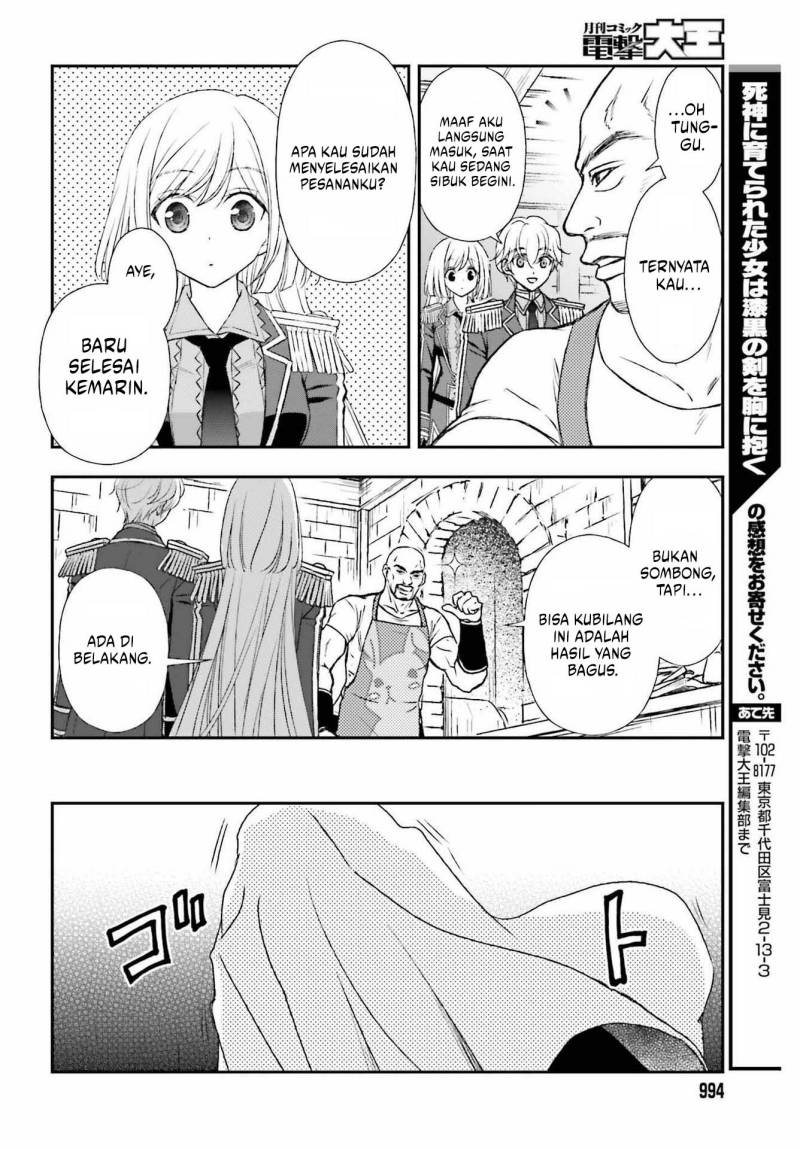 Shinigami ni Sodaterareta Shoujo wa Shikkoku no Tsurugi wo Mune ni Idaku Chapter 32 Gambar 19