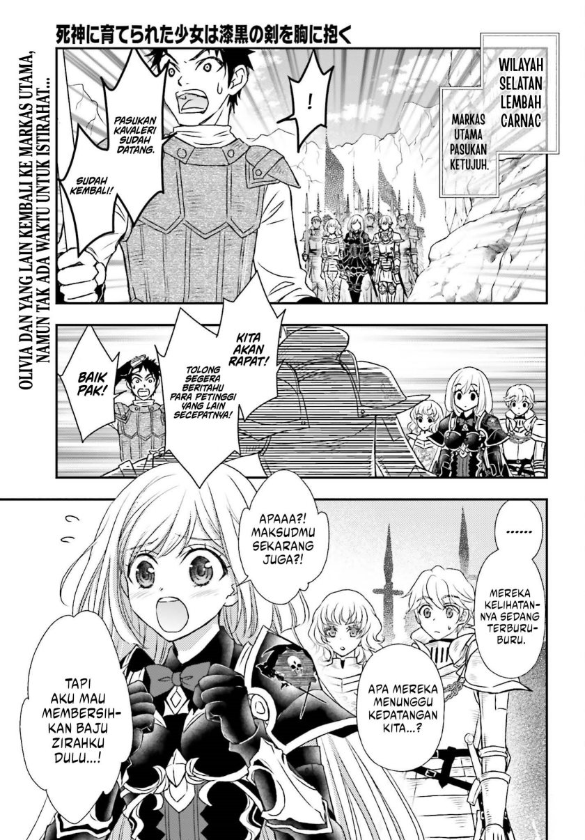 Shinigami ni Sodaterareta Shoujo wa Shikkoku no Tsurugi wo Mune ni Idaku Chapter 36 Gambar 2