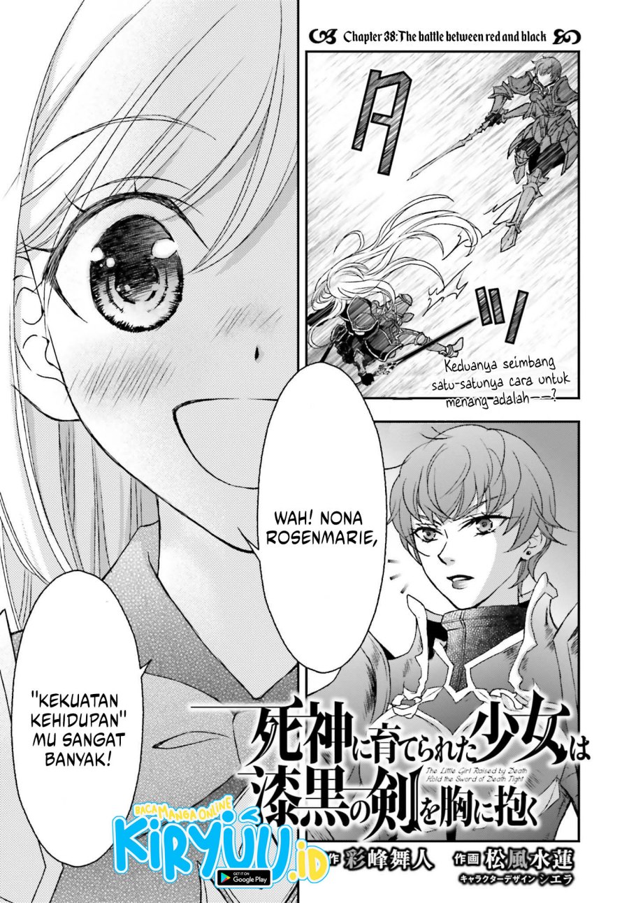 Shinigami ni Sodaterareta Shoujo wa Shikkoku no Tsurugi wo Mune ni Idaku Chapter 38 Gambar 4