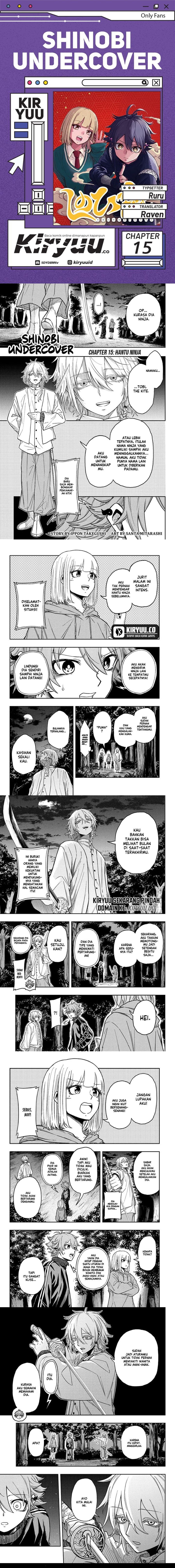 Shinobi Undercover Chapter 15 Gambar 1