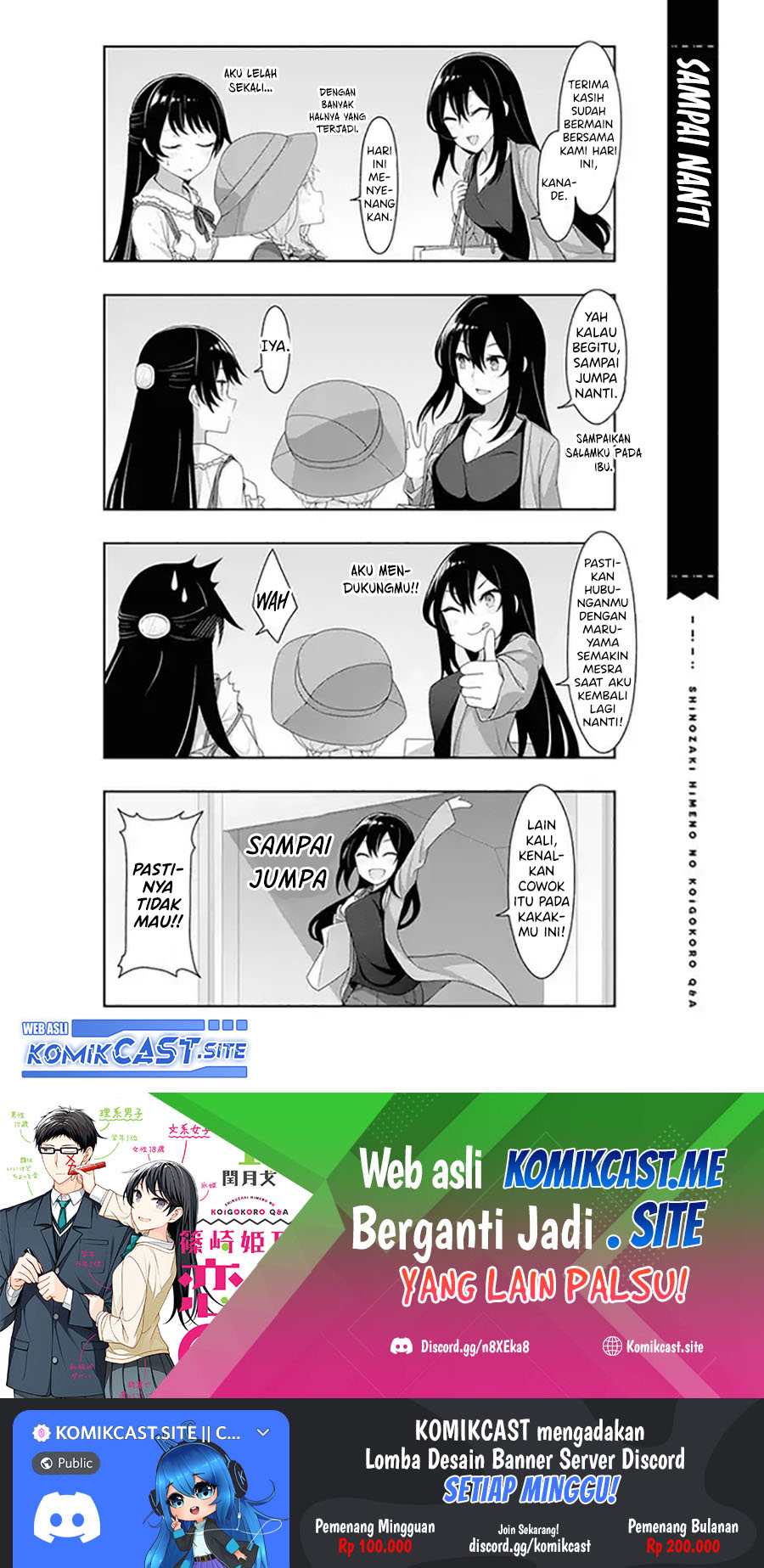 Shinozaki Himeno’s Love Q&A Chapter 06 Gambar 17