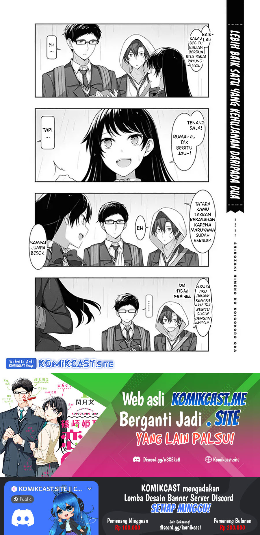 Shinozaki Himeno’s Love Q&A Chapter 08 Gambar 22