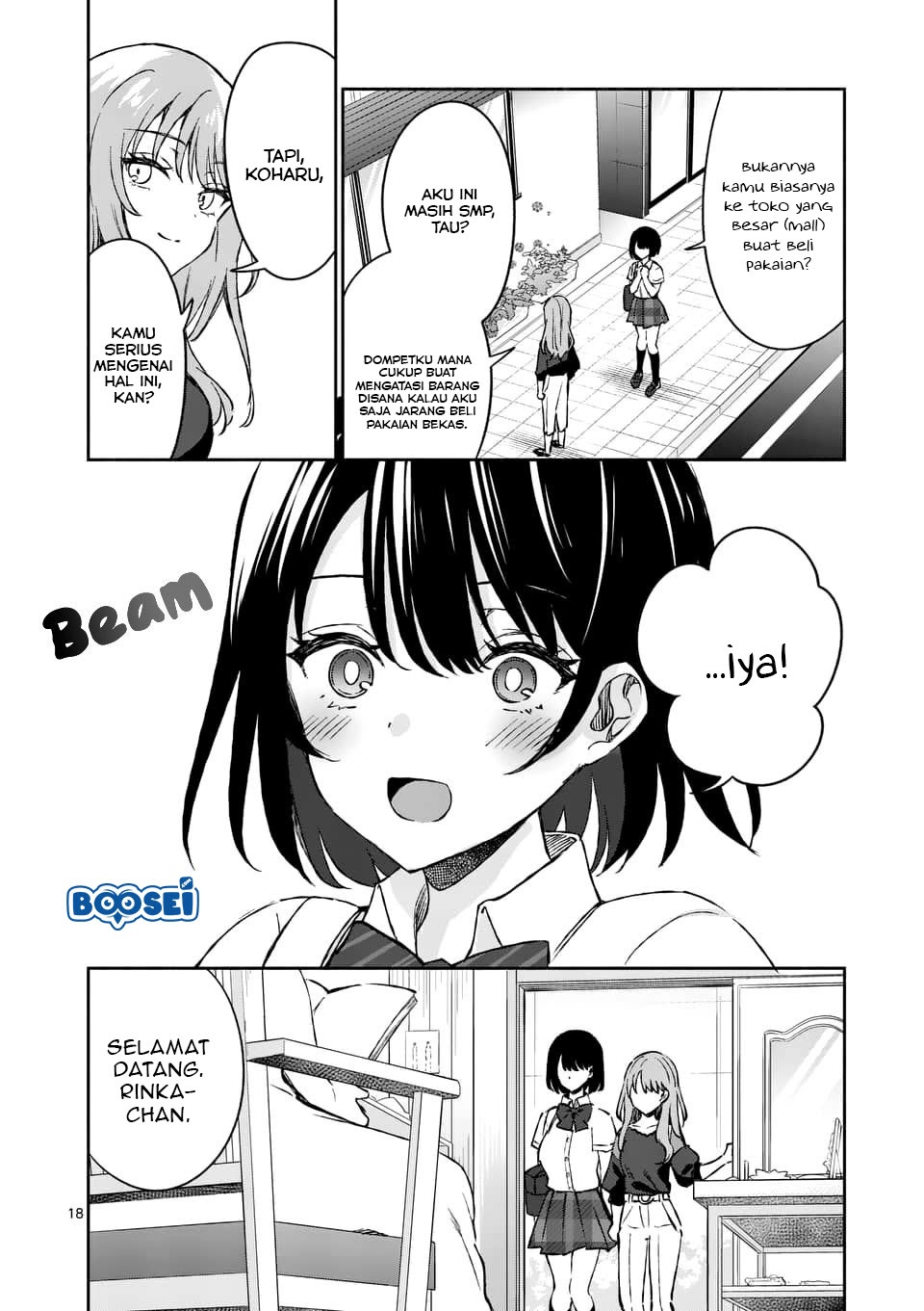 Shiotaiou no Sato-san ga Ore ni dake Amai Chapter 08 Gambar 19
