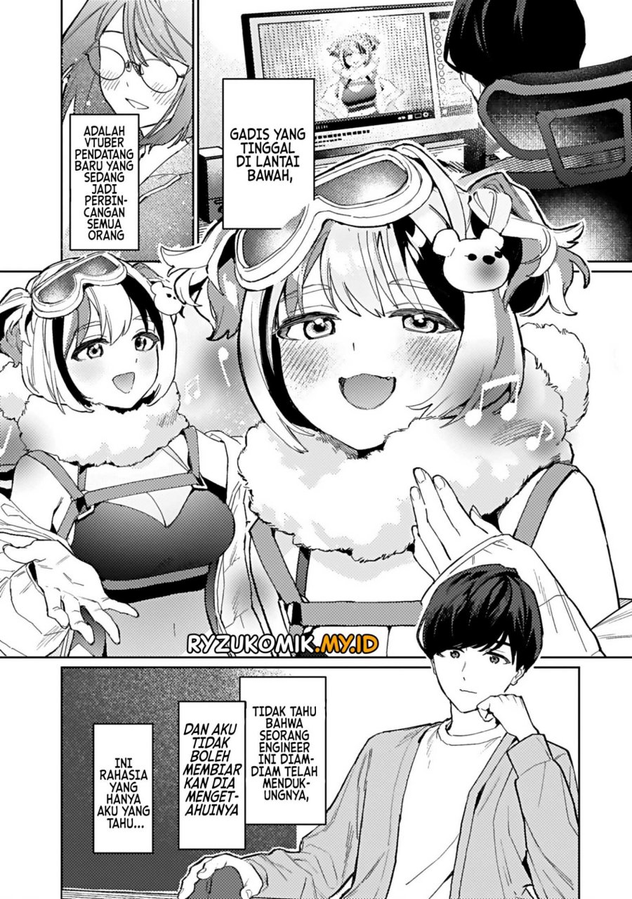 Shita no Kai ni Sundeiru Hikikomori Bishojo wa Ote Jimusho no Shinjin Vtuber Deshita Chapter 01 Gambar 4