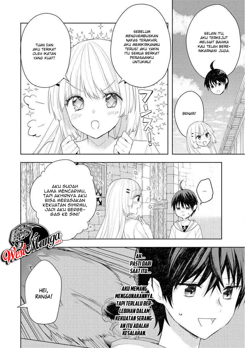 Shitennou Sai Jakudatta Ore. Tensei Shitanode Heionna Seikatsu wo Nozomu Chapter 01.2 Gambar 4