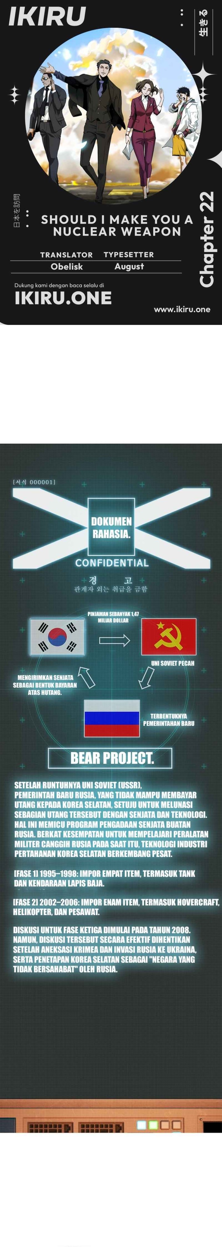 Should I Make You a Nuclear Weapon? Chapter 22 Gambar 1