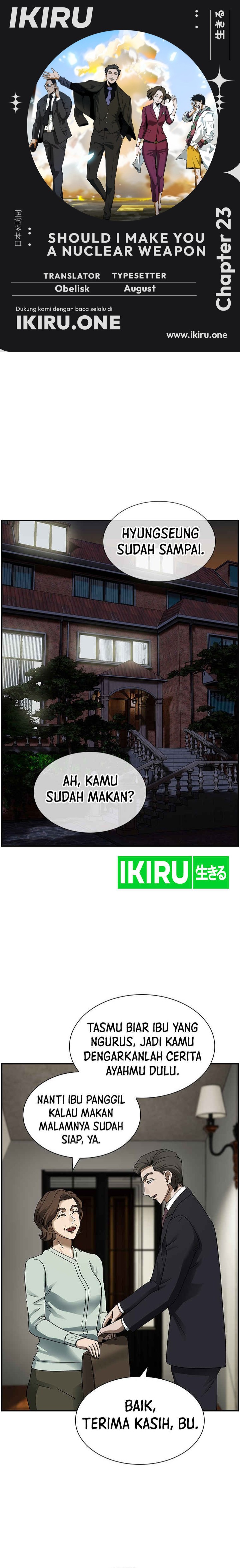 Should I Make You a Nuclear Weapon? Chapter 23 Gambar 1