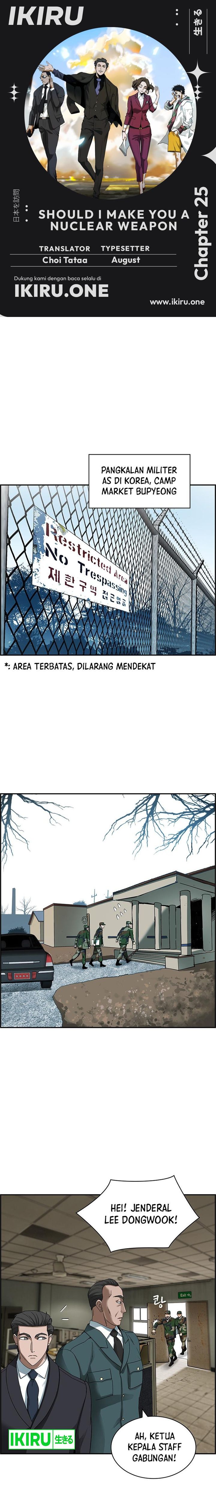 Should I Make You a Nuclear Weapon? Chapter 25 Gambar 1