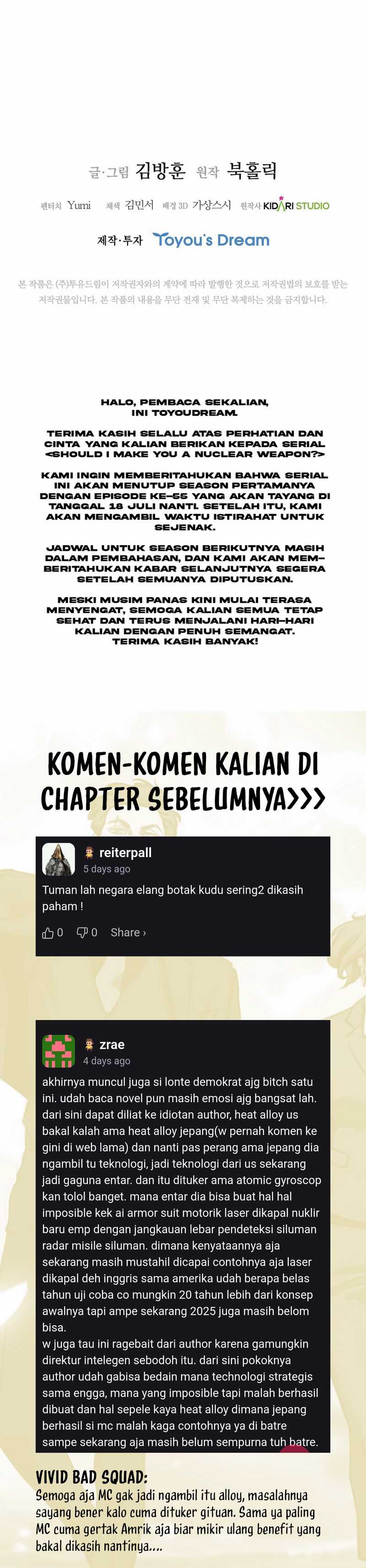 Should I Make You a Nuclear Weapon? Chapter 55 Gambar 42