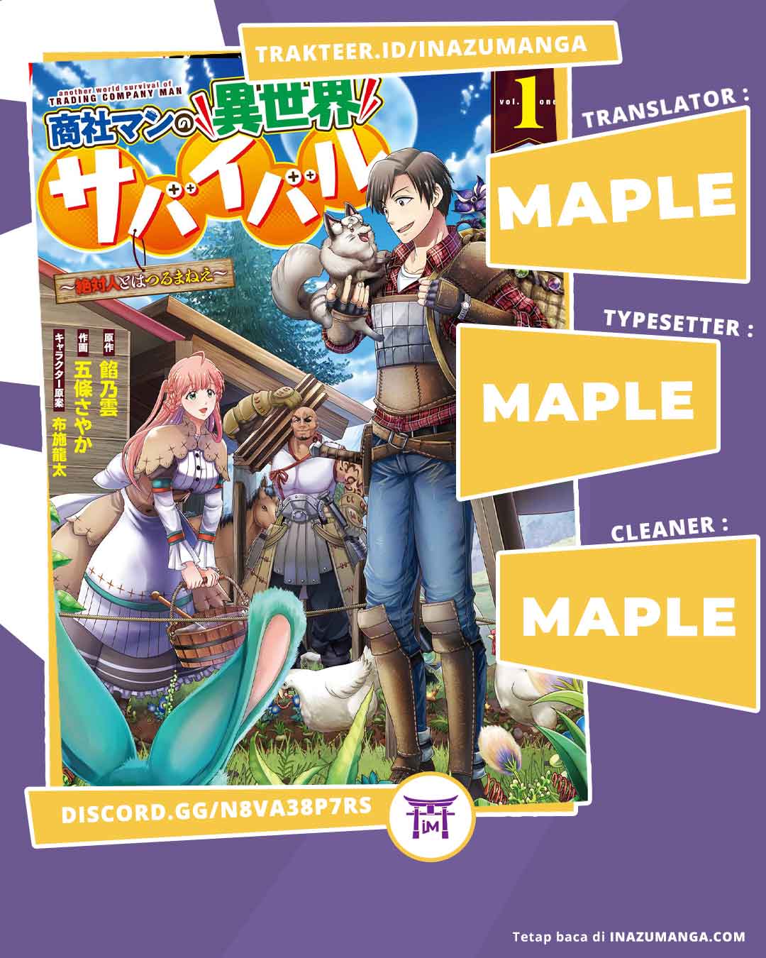 Shoushaman no Isekai Survival ~ Zettai Hito to wa Tsurumanee ~ Chapter 03 Gambar 1