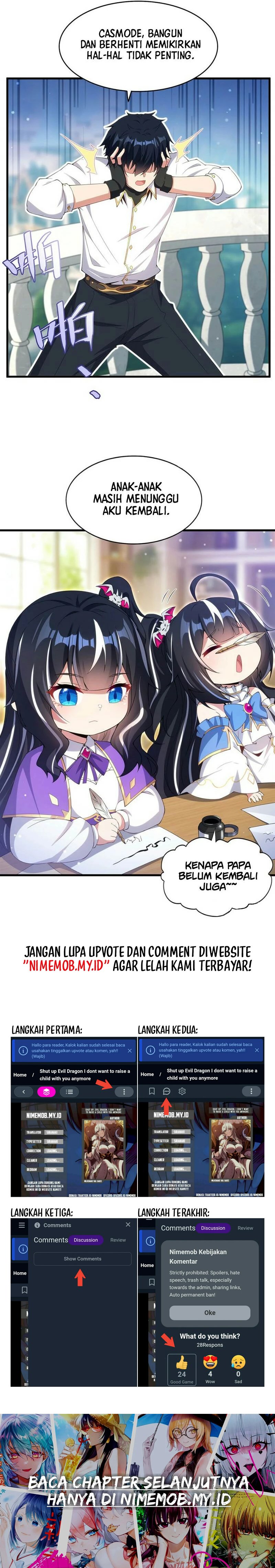 Shut Up, Evil Dragon! I don’t want to raise a child with you anymore Chapter 09 Gambar 9