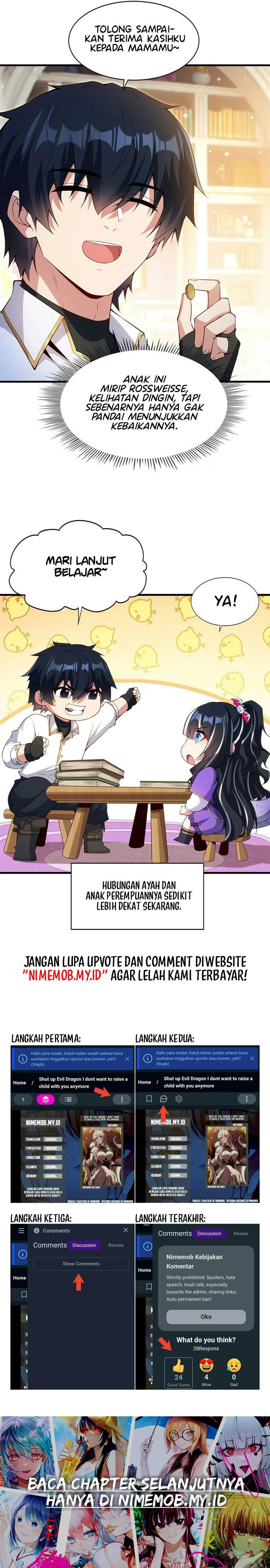 Shut Up, Evil Dragon! I don’t want to raise a child with you anymore Chapter 13 Gambar 9