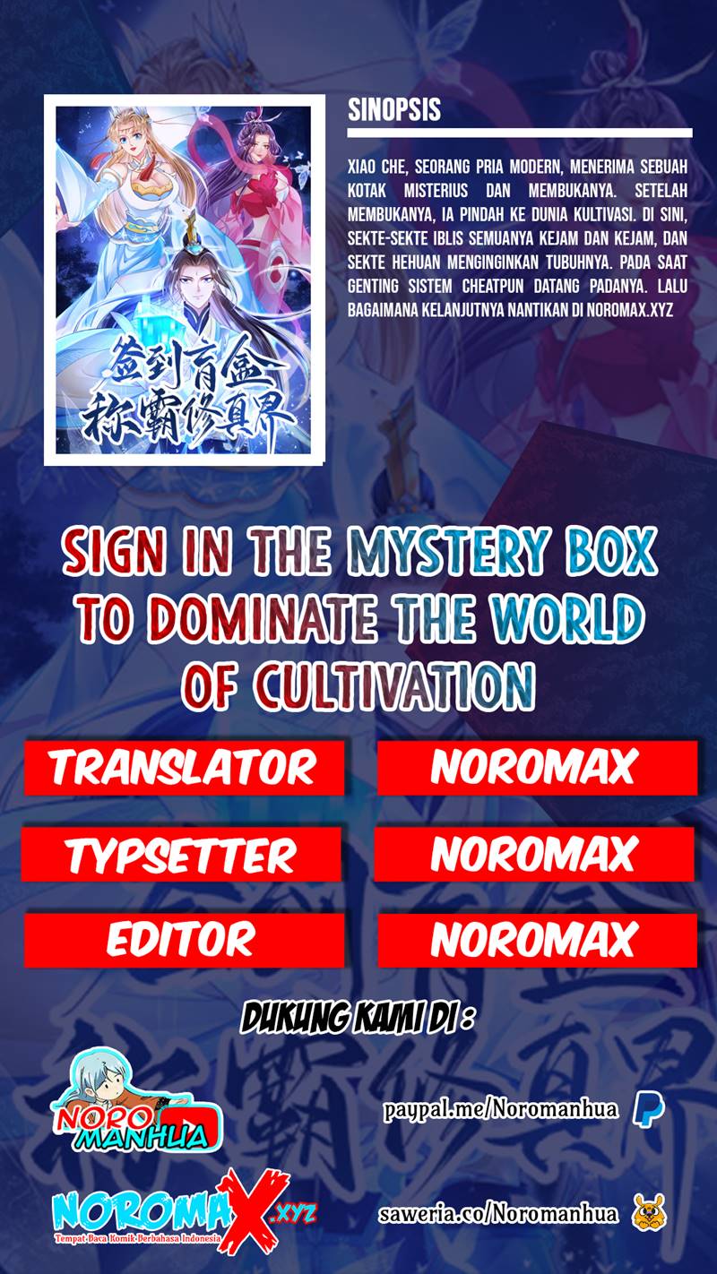 Sign in the Mystery Box to Dominate the World of Cultivation Chapter 03 Gambar 1