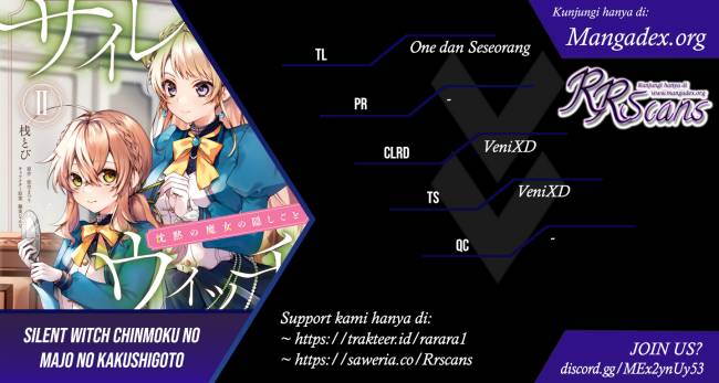 Silent Witch Chinmoku no Majo no Kakushigoto Chapter 02 Gambar 1