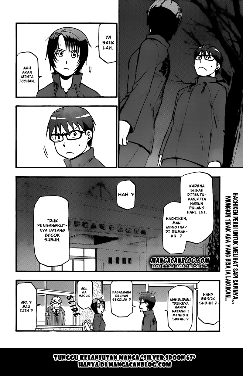 Silver Spoon Chapter 66 Gambar 19