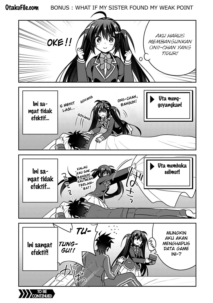 Siscon Ani to Brocon Imouto ga Shoujiki ni Nattara Chapter 03.5 Gambar 1