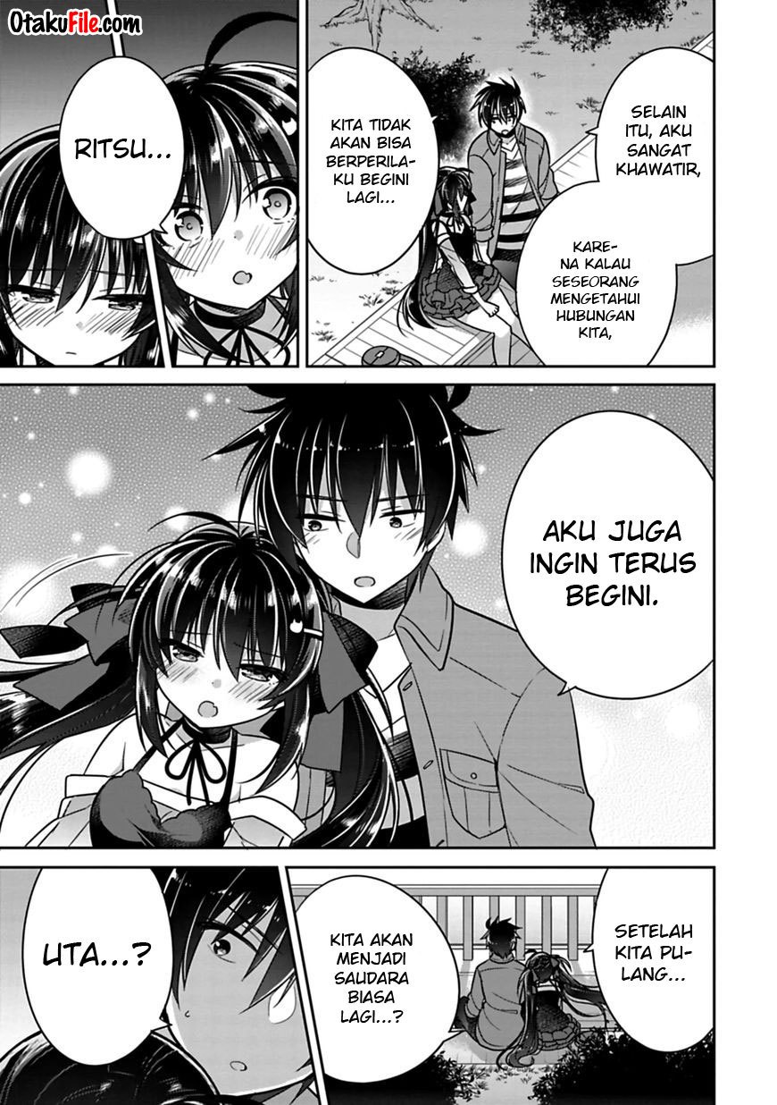 Siscon Ani to Brocon Imouto ga Shoujiki ni Nattara Chapter 07.1 Gambar 8