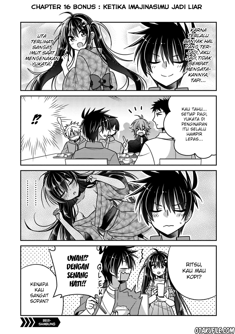 Siscon Ani to Brocon Imouto ga Shoujiki ni Nattara Chapter 17.1 Gambar 1