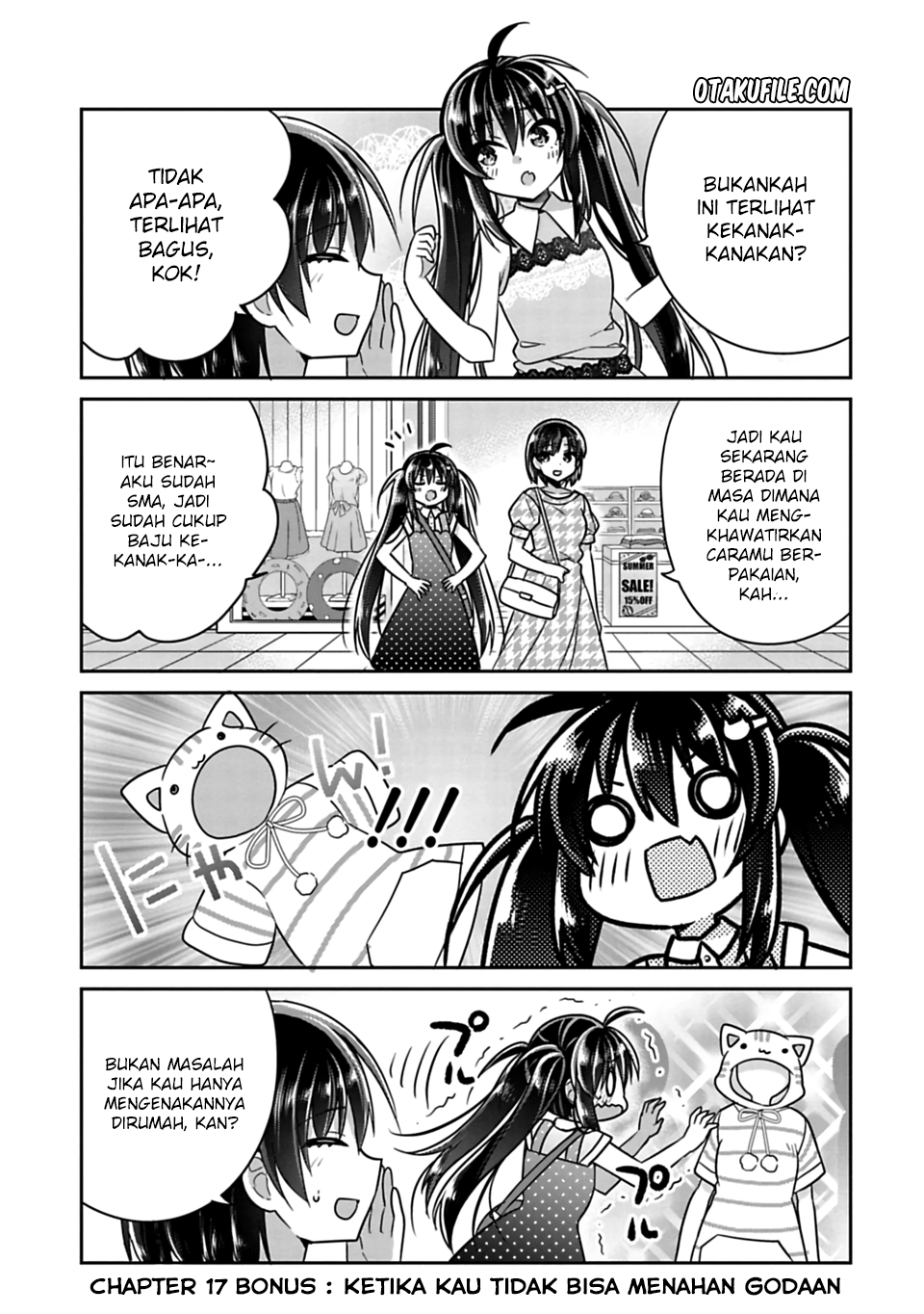 Siscon Ani to Brocon Imouto ga Shoujiki ni Nattara Chapter 17.2 Gambar 1