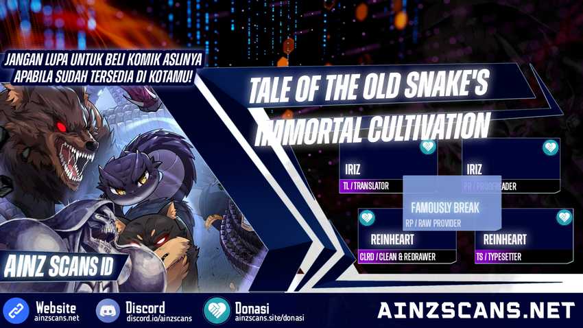 Serpent Ancestor (Snake Immortal: The Tale of a Snake’s Cultivation to Immortality) Chapter 32 Gambar 1