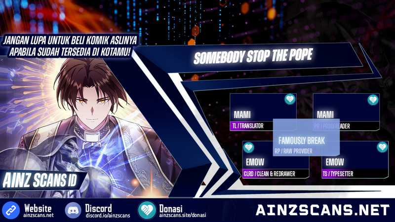 Somebody Stop the Pope Chapter 02 Gambar 1