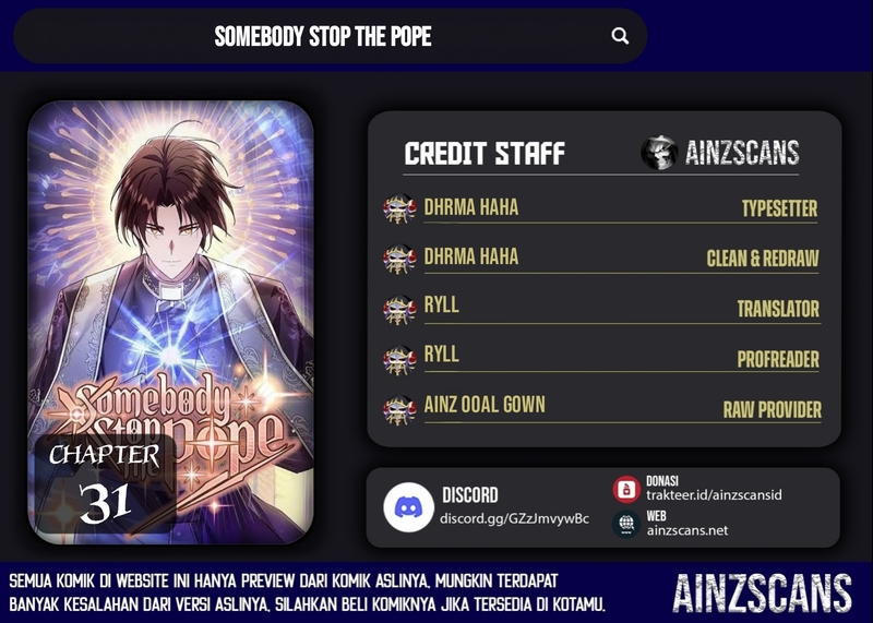 Somebody Stop the Pope Chapter 41 Gambar 1