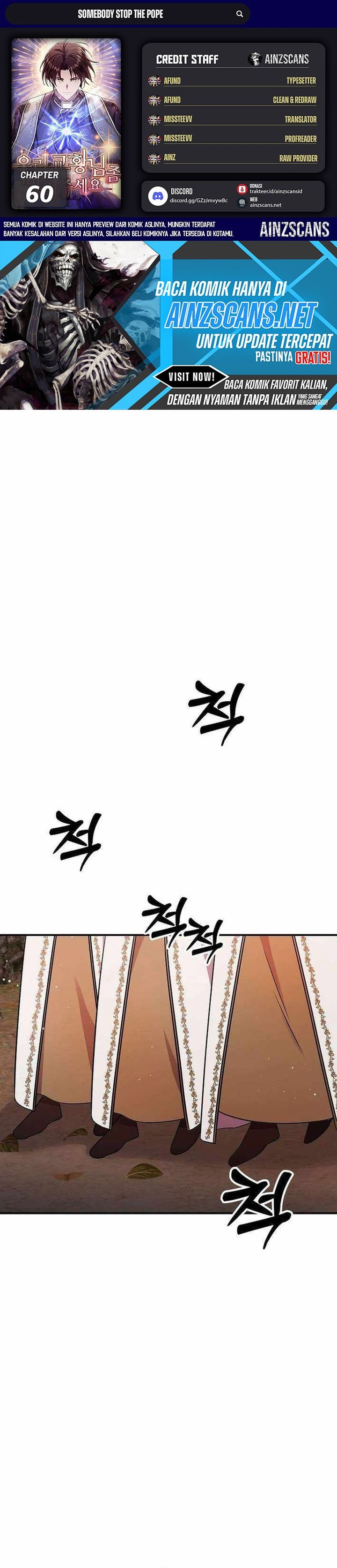 Somebody Stop the Pope Chapter 60 Gambar 1