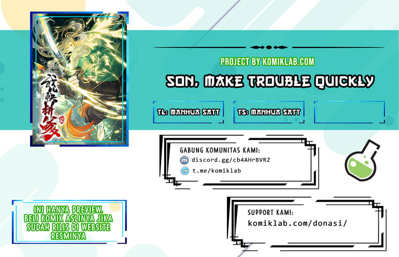 Son, Make Trouble Quickly Chapter 01 Gambar 1