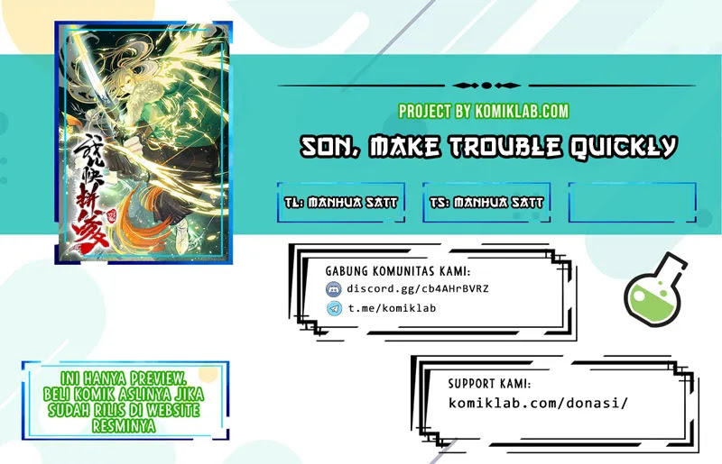 Son, Make Trouble Quickly Chapter 18 Gambar 1