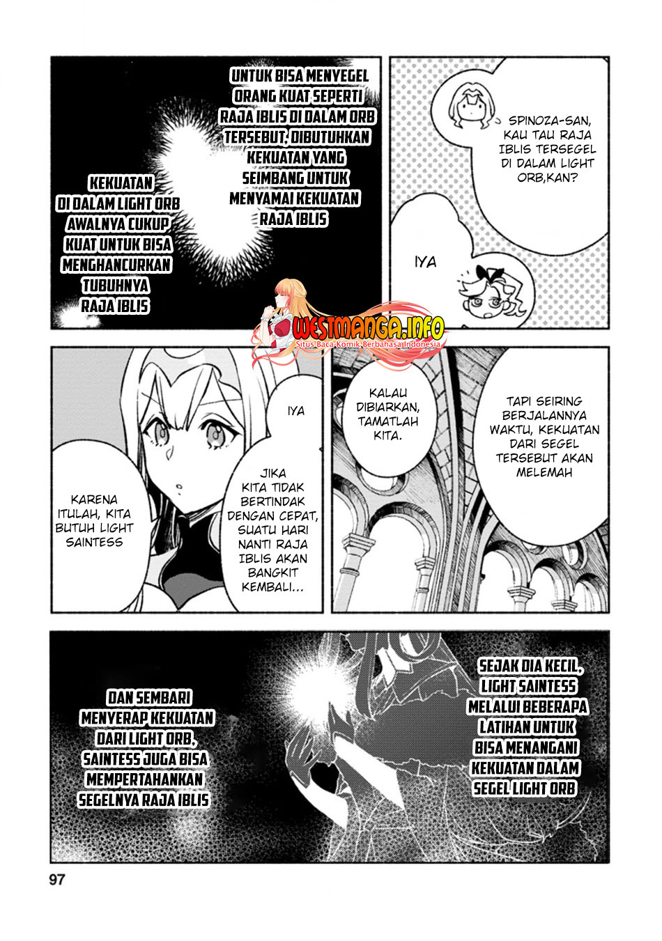 Sono Monban, Saikyou Nitsuki: Tsuihou Sareta Bougyo Ryoku 9999 no Senshi, Outo no Monban Toshite Musou Suru Chapter 14.1 Gambar 7