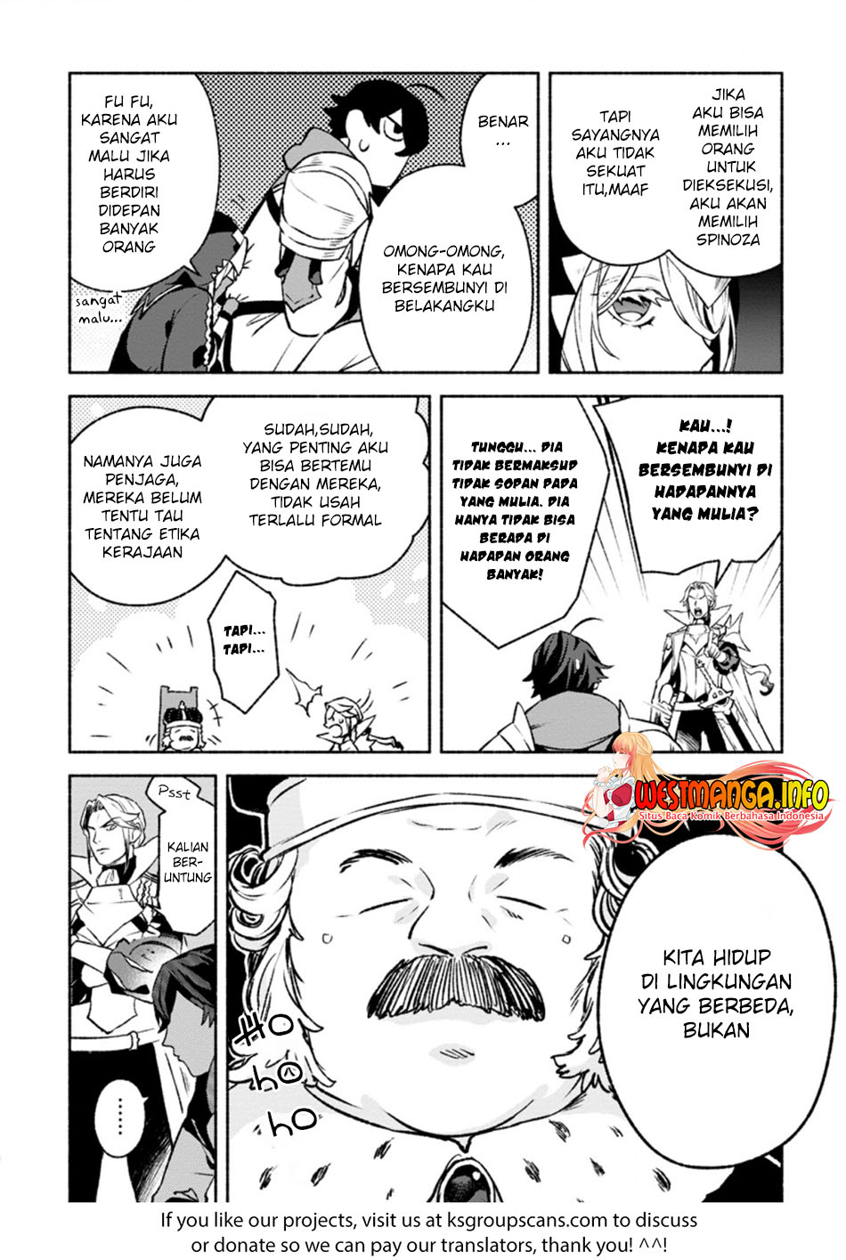 Sono Monban, Saikyou Nitsuki: Tsuihou Sareta Bougyo Ryoku 9999 no Senshi, Outo no Monban Toshite Musou Suru Chapter 14.1 Gambar 12
