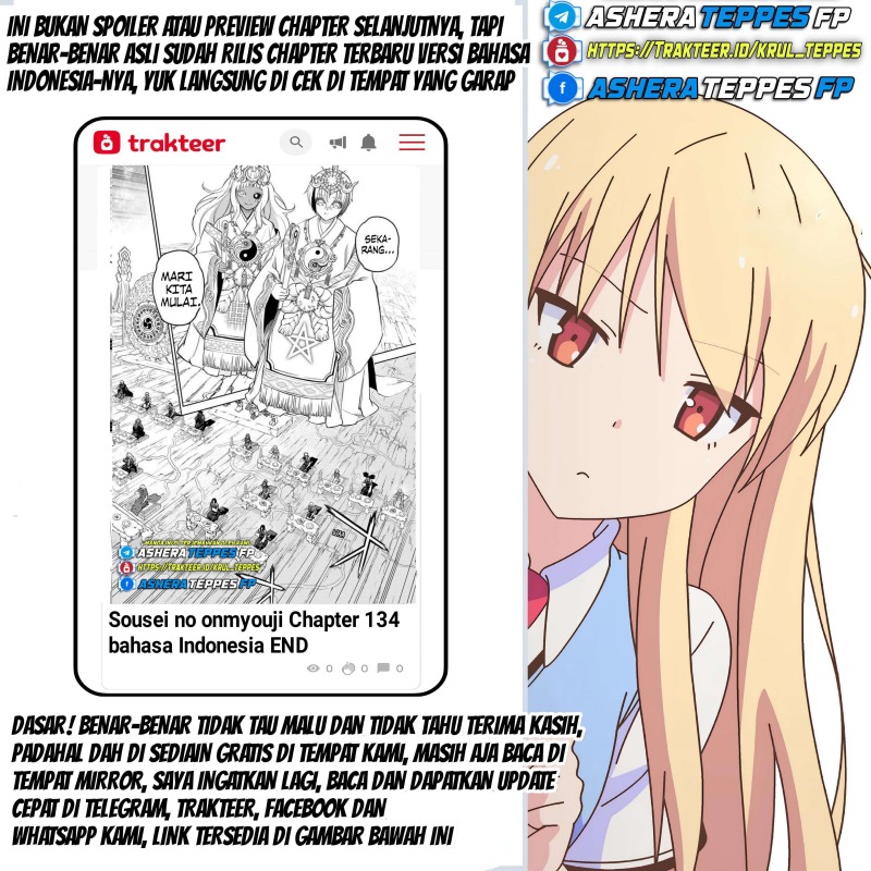 Sousei no Onmyouji Chapter 124 Gambar 42