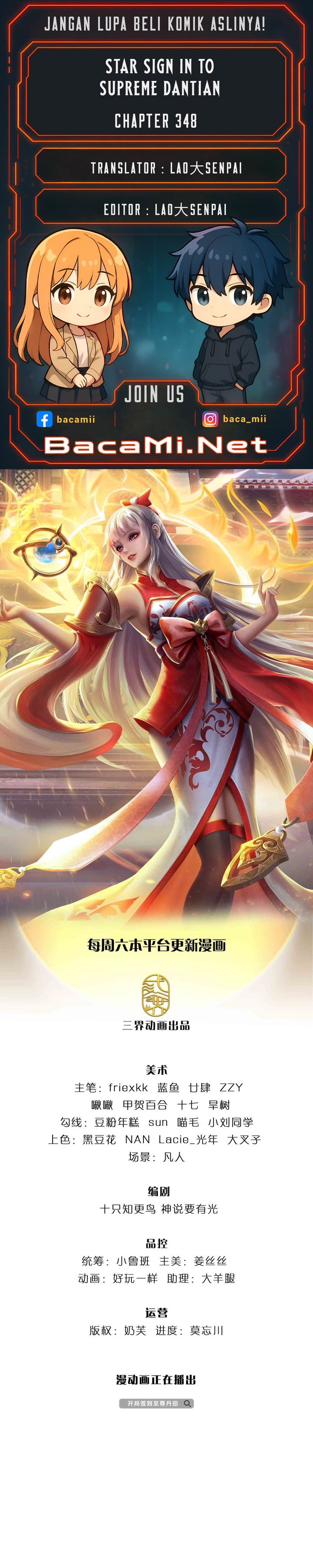 Star Sign In To Supreme Dantian Chapter 348 Gambar 1