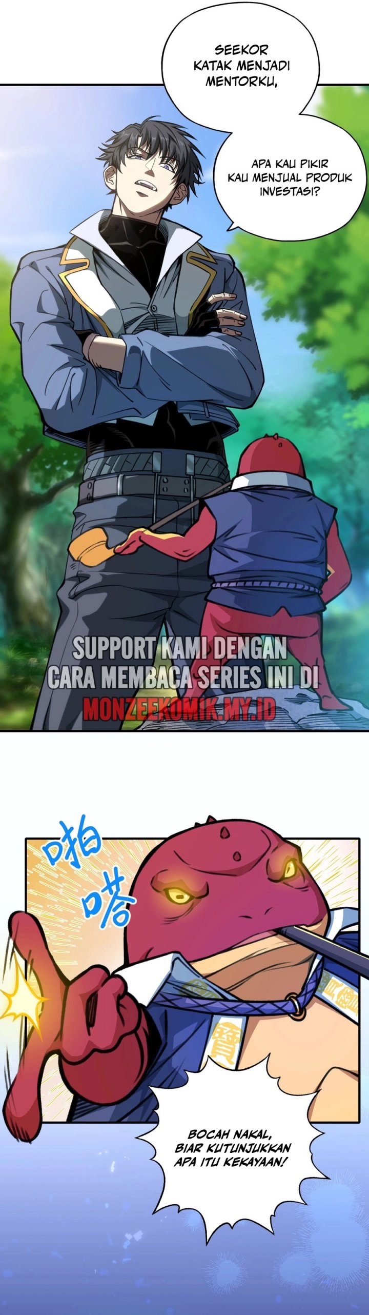 Start by changing your job to the God of Wealth and taming billions of divine pets! Chapter 02 Gambar 3