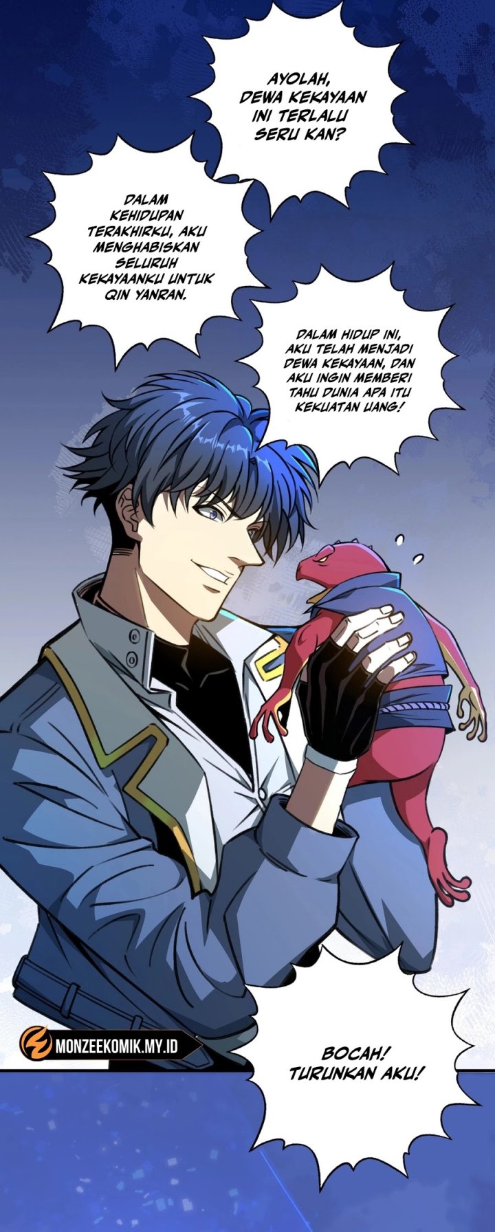 Start by changing your job to the God of Wealth and taming billions of divine pets! Chapter 02 Gambar 7