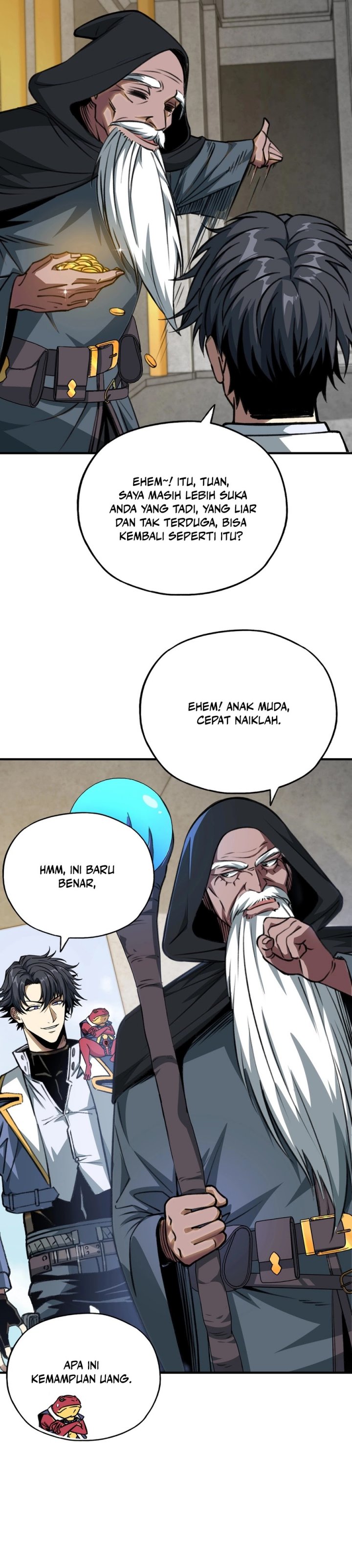 Start by changing your job to the God of Wealth and taming billions of divine pets! Chapter 02 Gambar 22